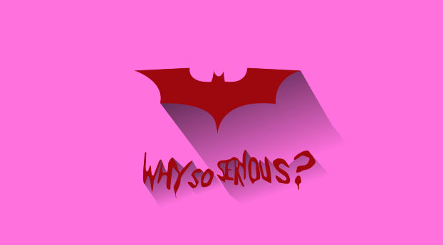622x345 Batman Logo Why So Serious Wallpaper, Hd Vector Wallpapers