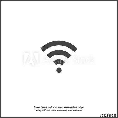 Wifi Vector Icon On Transparent Background Wi Fi Logo 500x500 Wifi Vector Icon On Transparent Background Wi Fi Logo