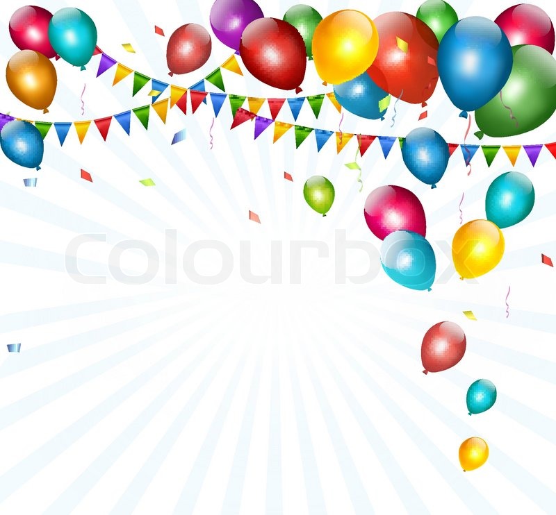 800x742 Holiday Background With Colorful Stock Vector Colourbox