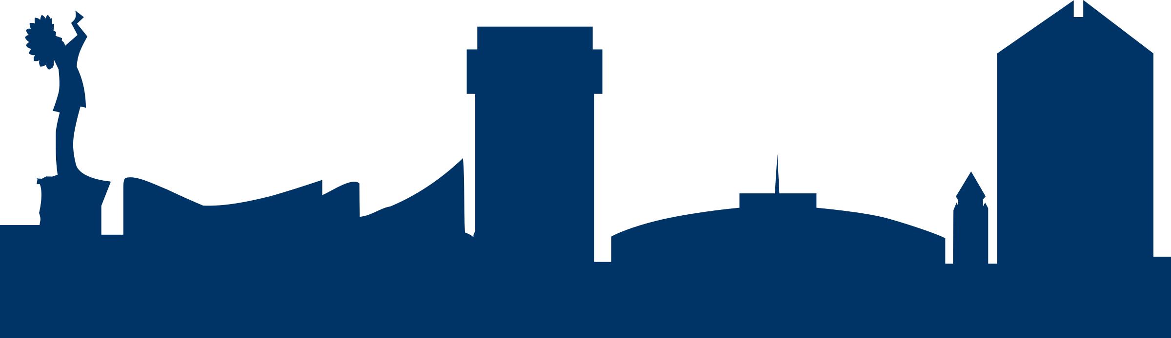 2400x694 Wichita Kansas Skyline Frame Icons Png