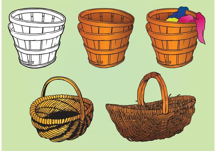 Old Basket Vectors Free Graphics Uihere 700x490 Old Basket Vectors Free Graphics Uihere