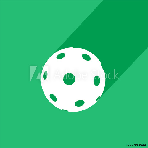 500x500 Pickleball And Floorball Ball Symbol Design