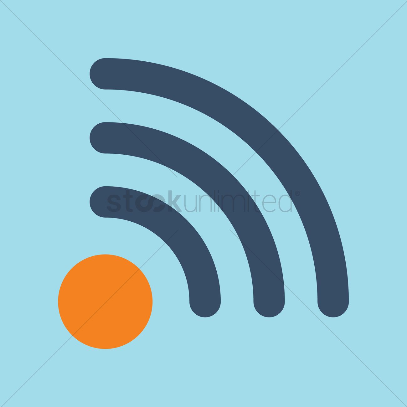 1300x1300 Free Wifi Icon Vector Image