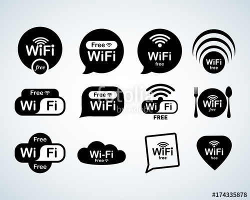 500x400 Free Wifi Logo Set Free Wifi Signs Set Wifi Symbols Wireless