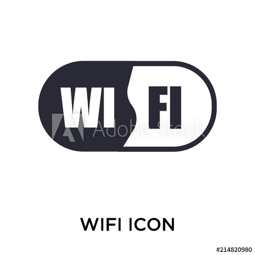 Wifi Logo Icon Vector Sign And Symbol Isolated On White Background 500x500 Wifi Logo Icon Vector Sign And Symbol Isolated On White Background