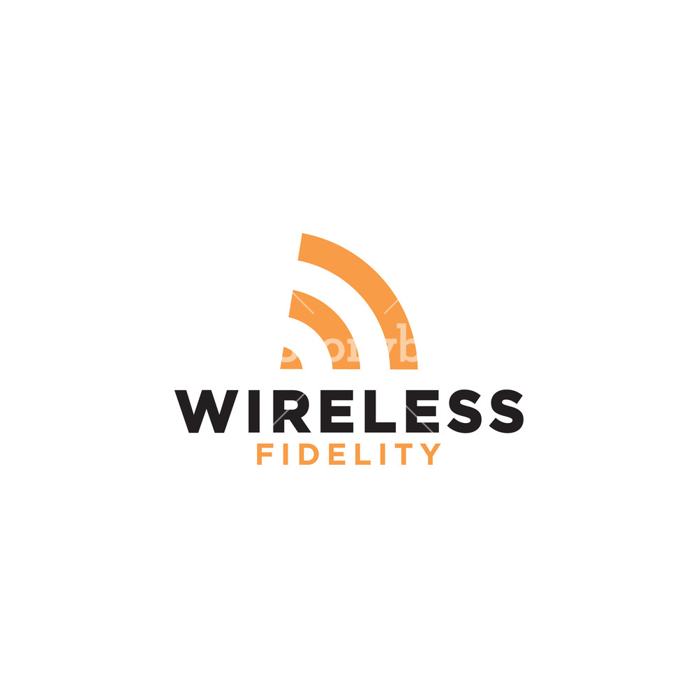 Wireless Fidelity Wifi Logo Design Template Vector Royalty Free 1000x1000 Wireless Fidelity Wifi Logo Design Template Vector Royalty Free