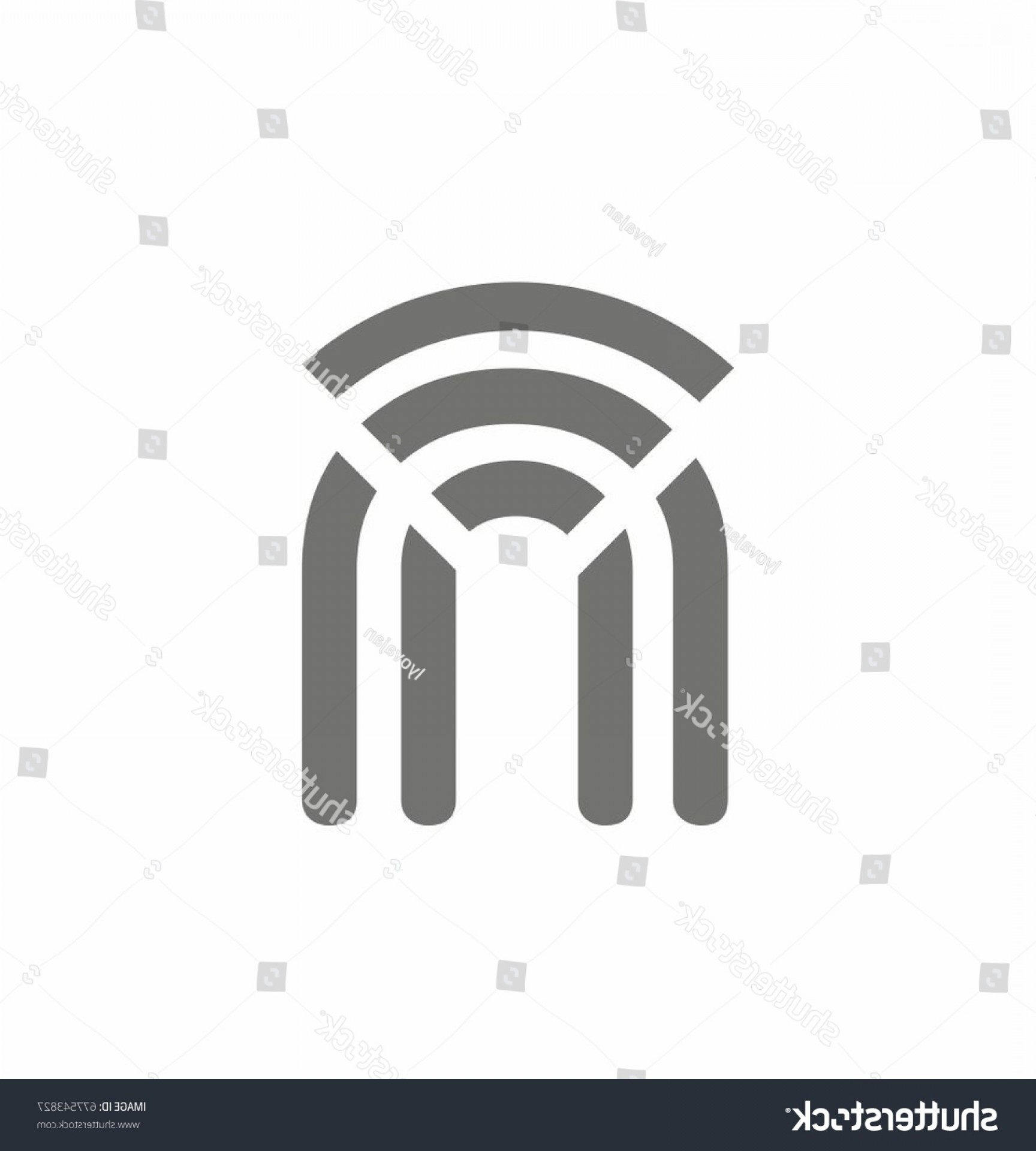 Letter N Wifi Logo Vector Studiogrfx 1728x1920 Letter N Wifi Logo Vector Studiogrfx