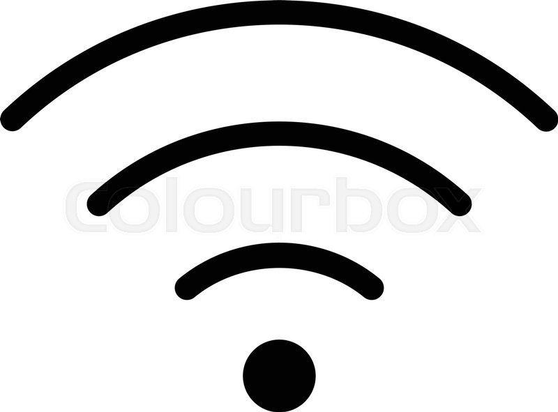 800x591 Wifi Signal Stock Vector Colourbox
