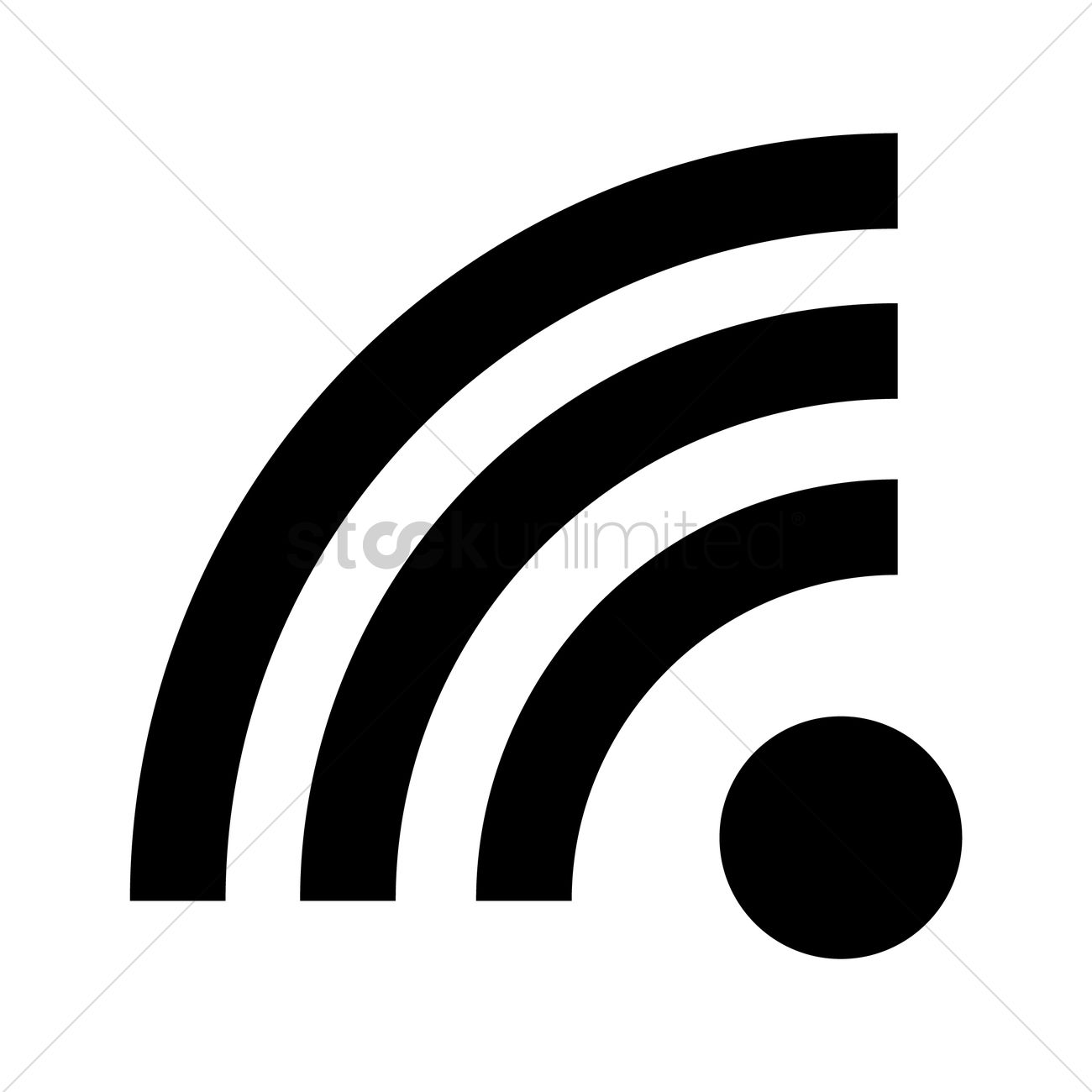 1300x1300 Wifi Signal Vector Image