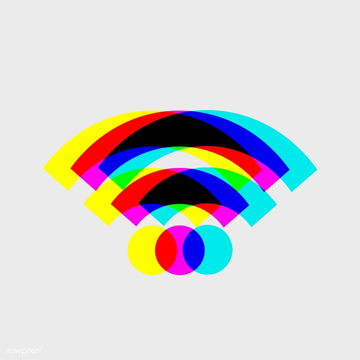 1200x1200 Wifi Signal Vector Free Image