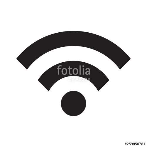500x500 Wifi Signal Vector Icon Stock Image And Royalty Free Vector