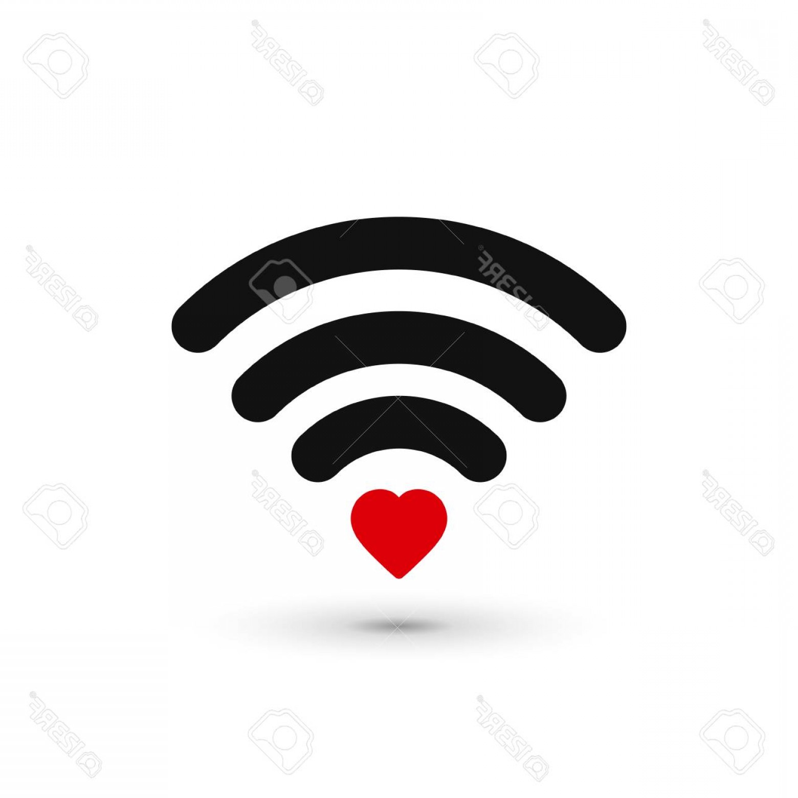 Photostock Vector Heart Wifi Icon Vector Heart Connect Icon 1560x1560 Photostock Vector Heart Wifi Icon Vector Heart Connect Icon
