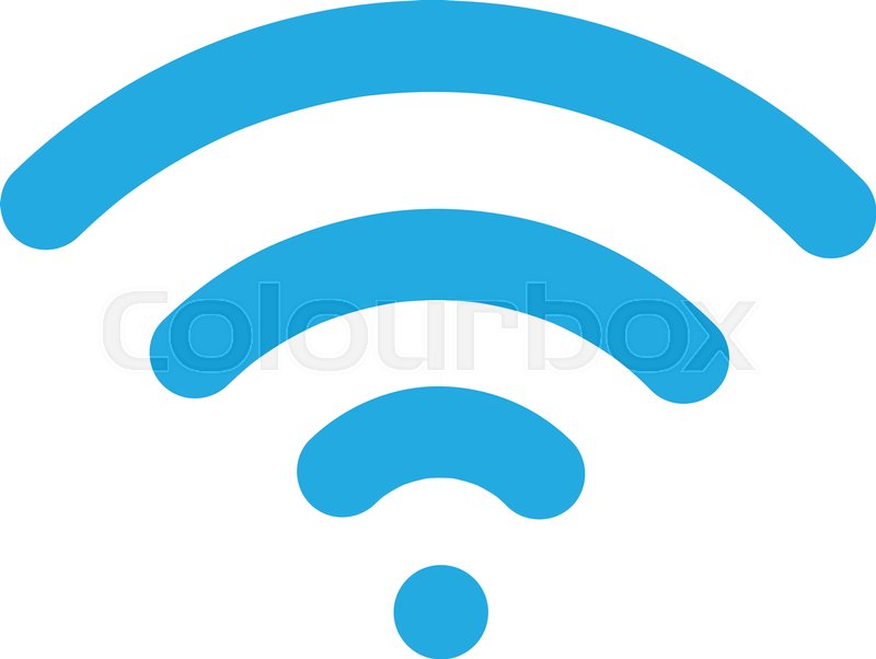 Blue Wifi Icon Vector, Wireless Stock Vector Colourbox 800x602 Blue Wifi Icon Vector, Wireless Stock Vector Colourbox