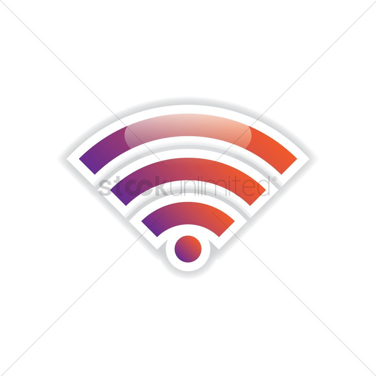 Wifi Icon Vector Image 1300x1300 Wifi Icon Vector Image