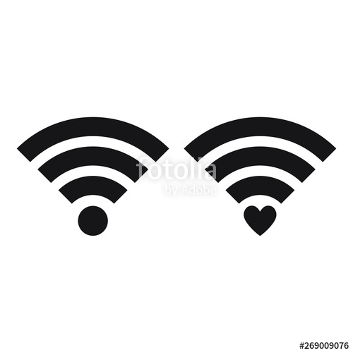 Wireless And Wifi Icon Or Wi Fi Icon Sign For Remote Internet 500x500 Wireless And Wifi Icon Or Wi Fi Icon Sign For Remote Internet