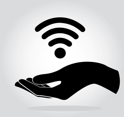 Hands Holding Wifi Icon Symbol Vector 518x490 Hands Holding Wifi Icon Symbol Vector