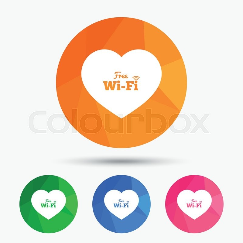 Love Free Wifi Sign Wifi Symbol Stock Vector Colourbox 800x800 Love Free Wifi Sign Wifi Symbol Stock Vector Colourbox