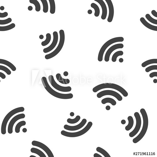 Wifi Vector Icon Wi Fi Logo Illustration Seamless Pattern 500x500 Wifi Vector Icon Wi Fi Logo Illustration Seamless Pattern