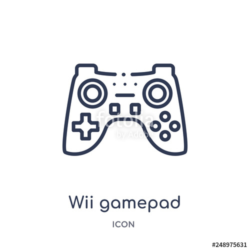 Wii Gamepad Icon From Technology Outline Collection Thin Line Wii 500x500 Wii Gamepad Icon From Technology Outline Collection Thin Line Wii