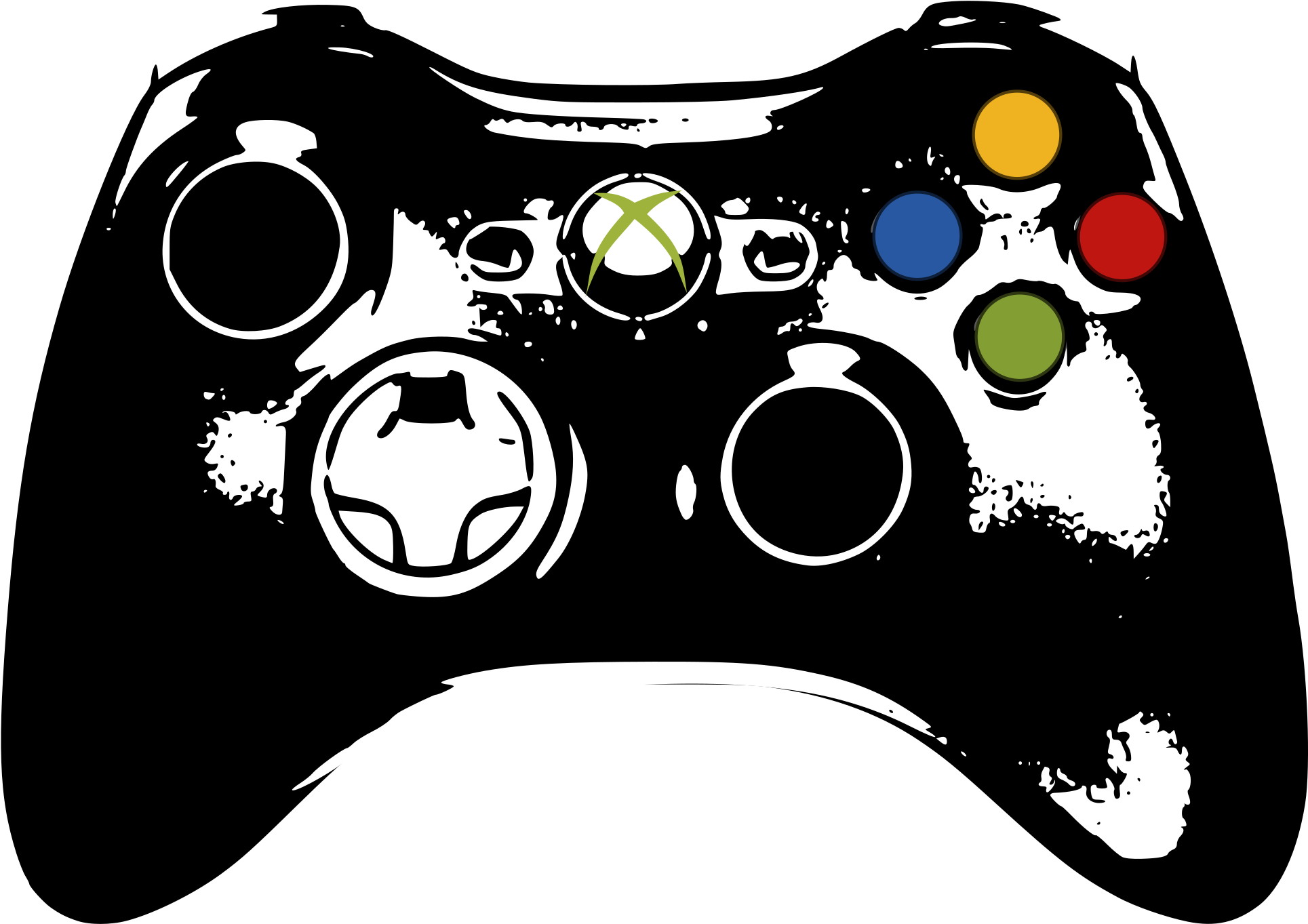 Джойстик Xbox вектор. Xbox 360 Gamepad vector. Джойстик плейстейшен вектор. Джойстик силуэт.