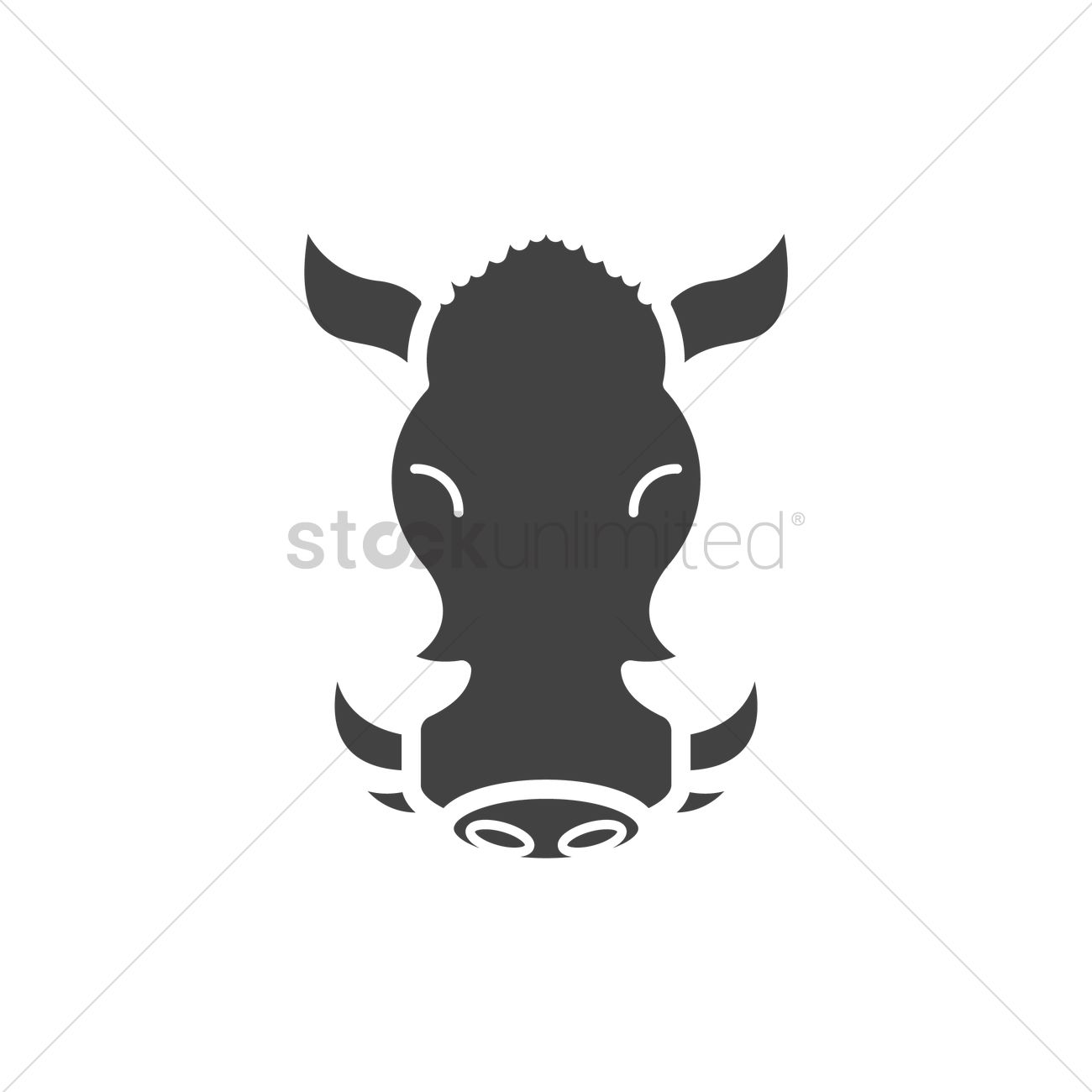 Wild Boar Vector Image 1300x1300 Wild Boar Vector Image