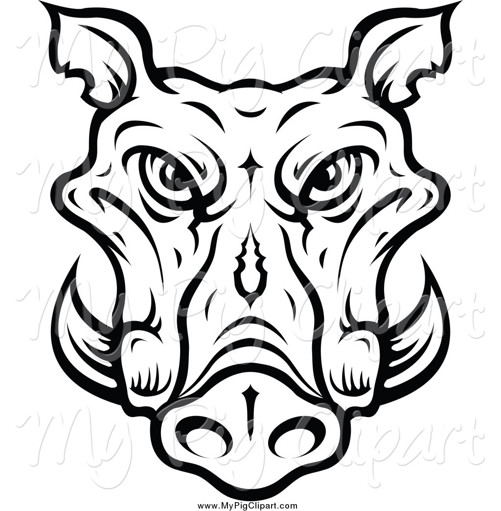 Wild Boar Head Clipart 1024x1044 Wild Boar Head Clipart
