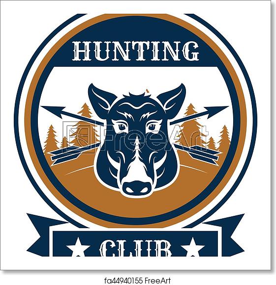 Free Art Print Of Hunting Sport Or Hunter Club, Boar Vector Icon 561x581 Free Art Print Of Hunting Sport Or Hunter Club, Boar Vector Icon