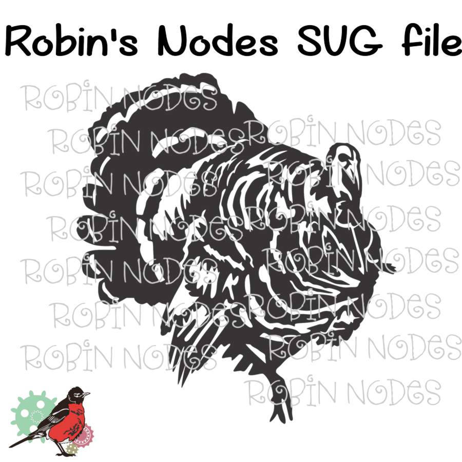 900x900 Wild Turkey Vector For Laser Plasma And Cricut Etsy