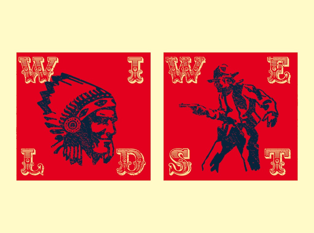 Wild West Vectors Vector Art Graphics 1024x761 Wild West Vectors Vector Art Graphics