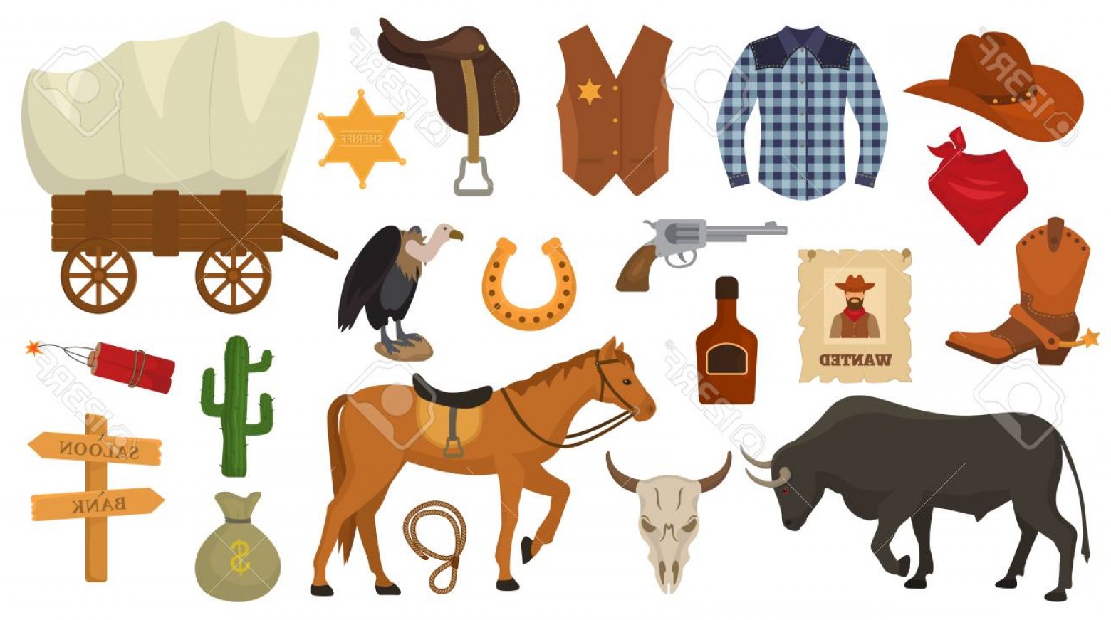 Photostock Vector Wild West Vector Western Cowboy Or Sheriff Signs 1560x871 Photostock Vector Wild West Vector Western Cowboy Or Sheriff Signs
