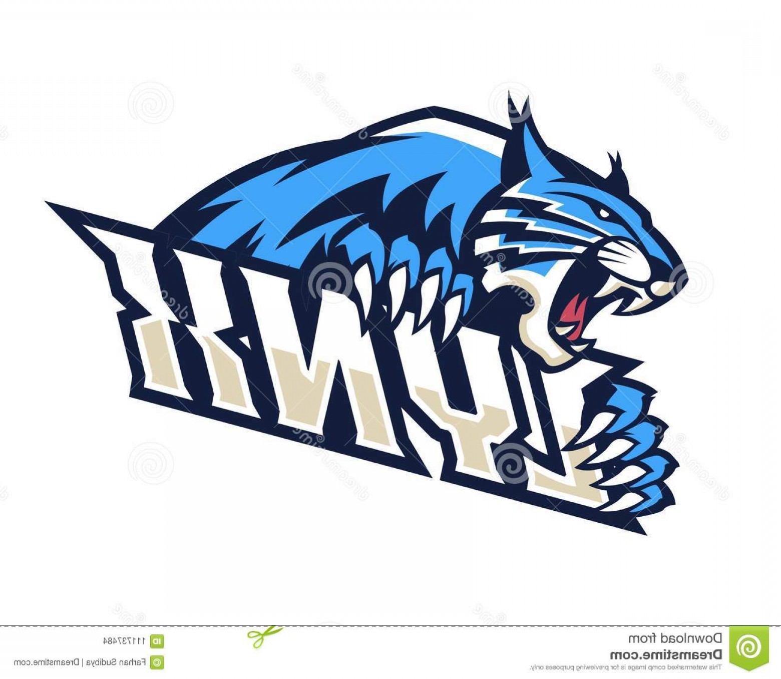 1560x1356 Lynx Wildcat Logo Mascot Vector Illustration Labels Design