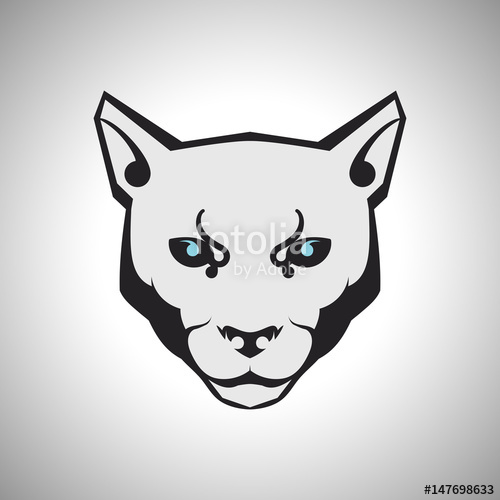 500x500 Wildcat Logo Vector Illustration Stock Image And Royalty Free