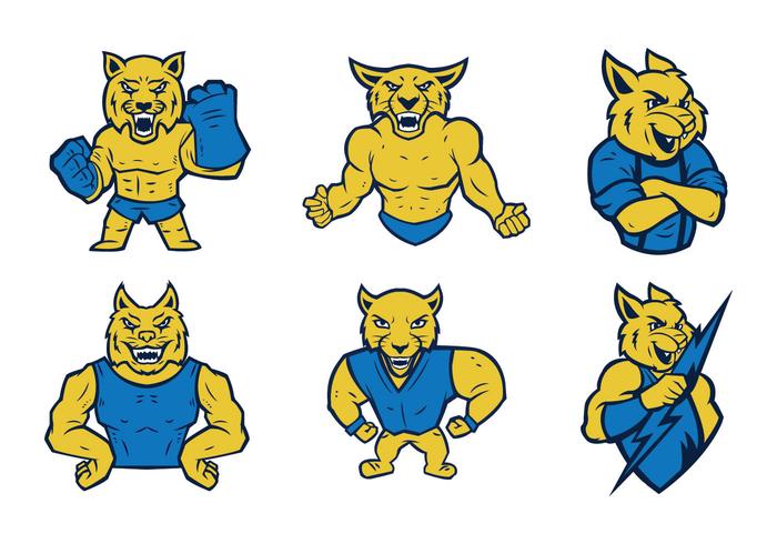700x490 Wild Cat Mascot Vector