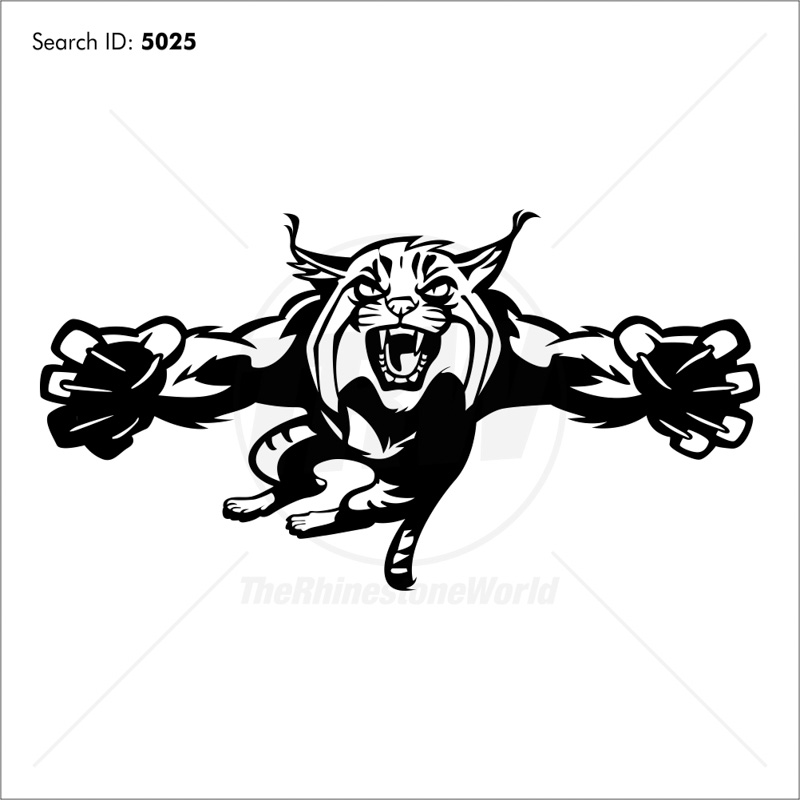800x800 Wildcat Vector Mascot
