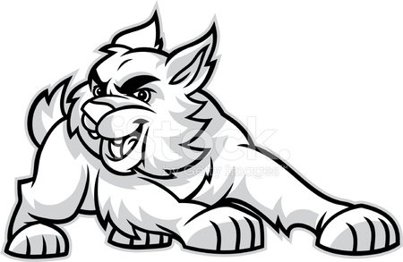450x293 Wildcat Mascot Stock Vectors