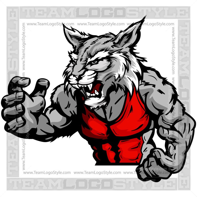 800x800 Clipart Wildcat Wrestler