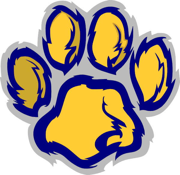 Wildcat Paw Print Clip Art Free Image 600x582 Wildcat Paw Print Clip Art Free Image