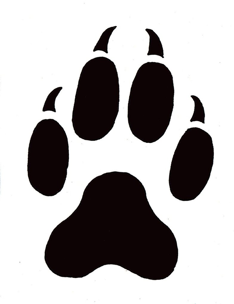 Wolf Paw Print Png Images 784x1020 Wolf Paw Print Png Images