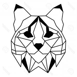300x300 Stock Illustration Bobcat Wildcat Vector Mascot Illustration
