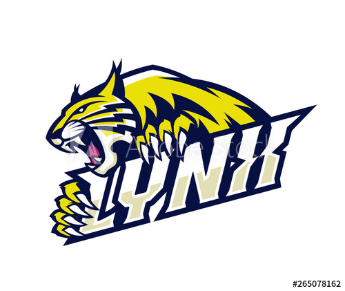 500x421 Lynx Wildcat Logo Esport Mascot Illustration
