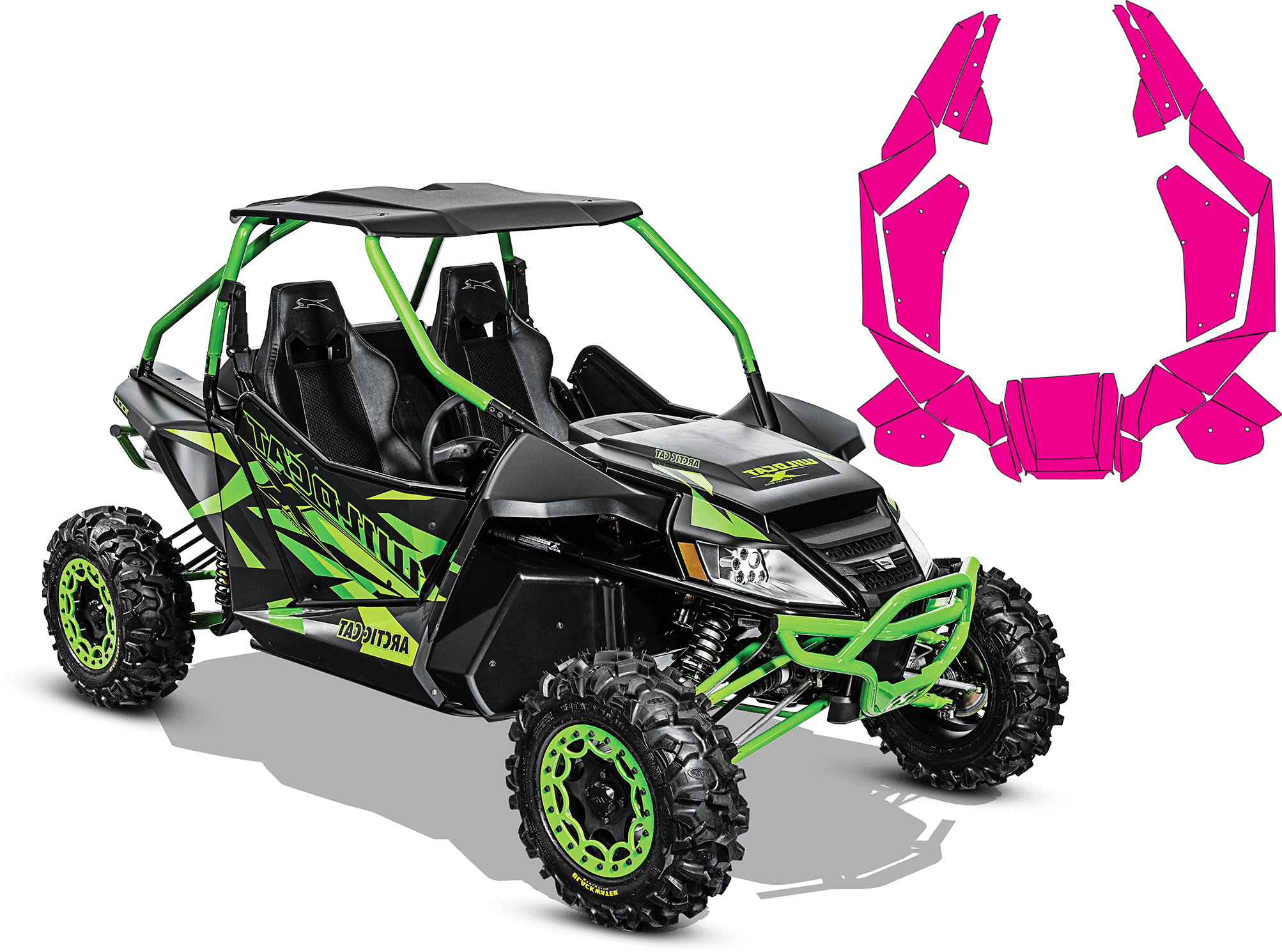 2006x1490 Arctic Cat Wildcat Sxs Vector Template
