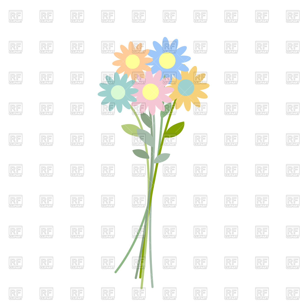 Bouquet Wildflowers Vector Image Of Signs, Symbols, Maps 1200x1200 Bouquet Wildflowers Vector Image Of Signs, Symbols, Maps
