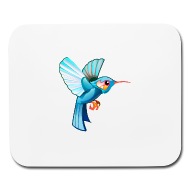Bird Colibri Fly Wildlife Vector Clip Art Children Mouse Pad 190x190 Bird Colibri Fly Wildlife Vector Clip Art Children Mouse Pad