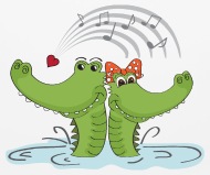 Crocodile Love Heart Animal Wildlife Vector Image Mouse Pad 190x159 Crocodile Love Heart Animal Wildlife Vector Image Mouse Pad