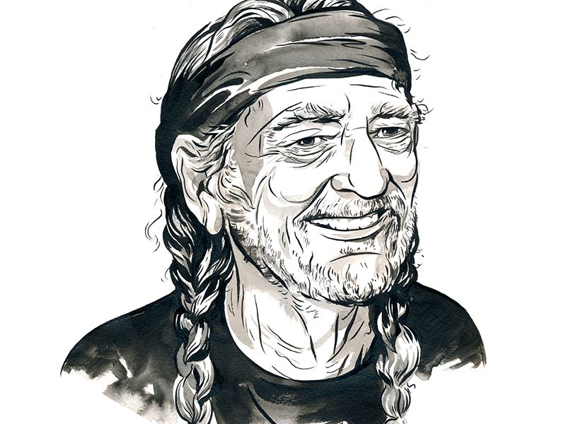 Willie Nelson Design Illustration In Illustration Art 800x600 Willie Nelson Design Illustration In Illustration Art