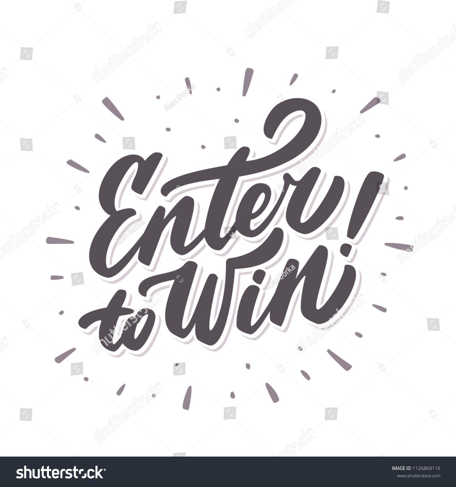 1500x1600 Enter To Win! Vector Banner Win Enter Banner Vector Infographic