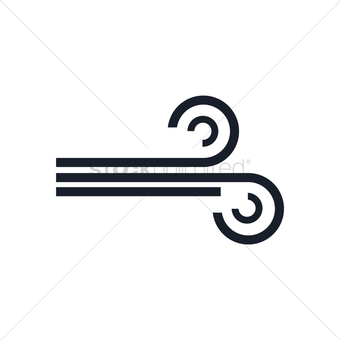 Wind Icon Vector Image 1300x1300 Wind Icon Vector Image