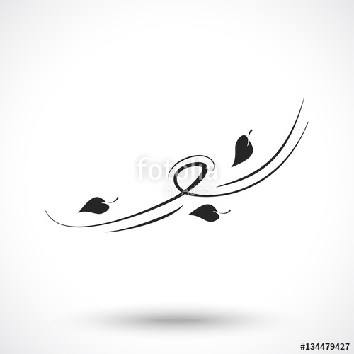 Wind Icon With Leaves Isolated On White Background Wind Symbol 500x500 Wind Icon With Leaves Isolated On White Background Wind Symbol