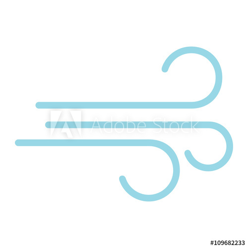 Wind Icon Vector Illustration 500x500 Wind Icon Vector Illustration