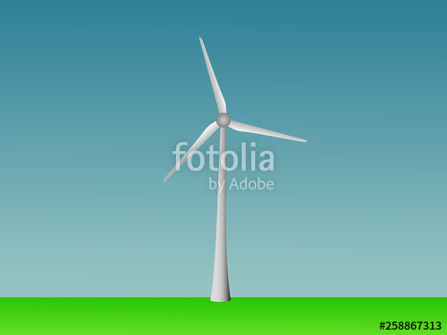 Wind Turbine Vector